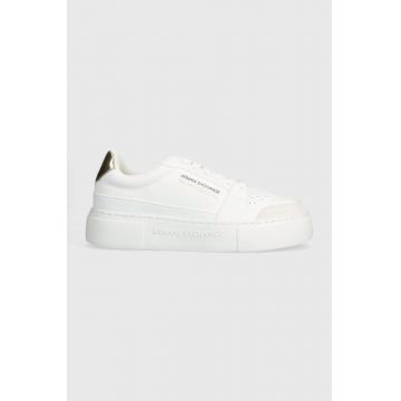 Armani Exchange sneakers culoarea alb, XDX157 XV838 K702