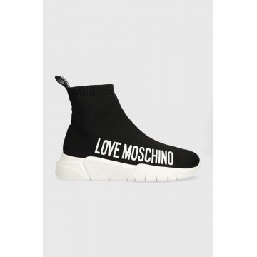 Love Moschino sneakers culoarea negru JA15433G1IIZ6000