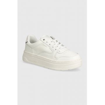 Palladium sneakers din piele PALLASPHALT LO LTH culoarea alb, 99135.116.M