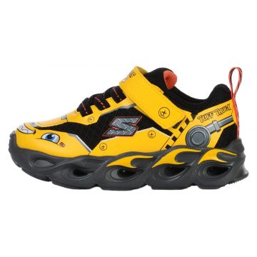 Pantofi sport SKECHERS pentru copii THERMO-FLASH - TRUCK - 402307NYLBK