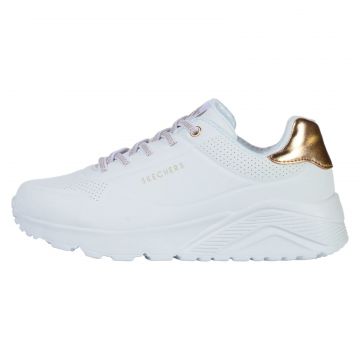 Pantofi sport SKECHERS pentru copii UNO LITE-METALLIC MO - 310384LWHT