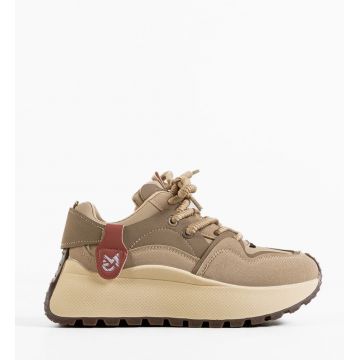 Sneakers dama Mordian Khaki