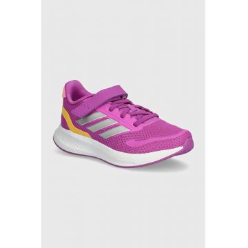 adidas sneakers pentru copii RUNFALCON 5 EL C culoarea violet, IE8571