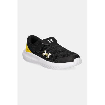 Under Armour sneakers pentru copii BINF Surge 4 AC culoarea negru, 3027105