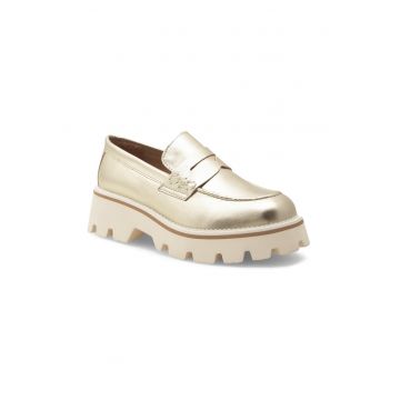 Mocasini dama - 513957 - Piele naturala - Auriu