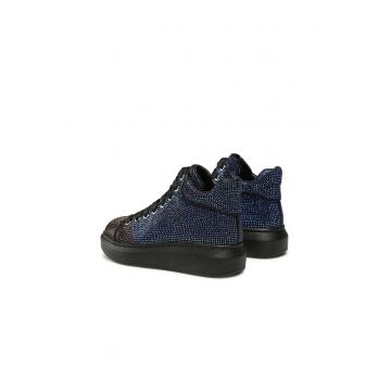 Pantofi sport dama - 303185787 - Albastru - Textil -