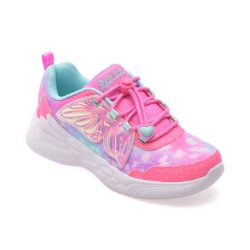 Pantofi sport SKECHERS multicolor, DREAM RACER, din material textil