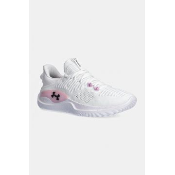 Under Armour pantofi de antrenament Flow Dynamic IntelliKnit culoarea alb