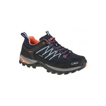 Pantofi de trekking pentru femei Rigel Low - Piele intoarsa - Bleumarin/Negru -