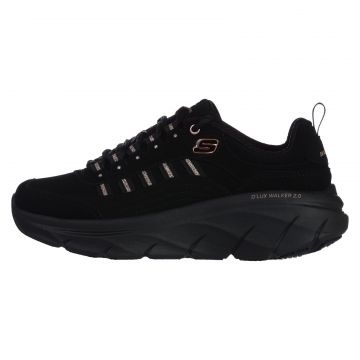 Pantofi sport SKECHERS pentru femei DLUX WALKER 2.0-GOL - 150106BKRG