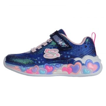 Pantofi sport SKECHERS pentru copii ETERNAL HEART LIGHTS - 302696LNVMT