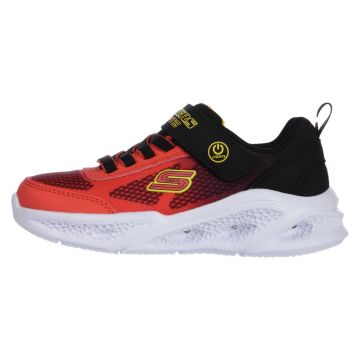 Pantofi sport SKECHERS pentru copii METEOR-LIGHTS-KRENDO - 401495LRDBK