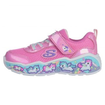 Pantofi sport SKECHERS pentru copii PLAY SCENE - FUN SQU - 303158NPKMT