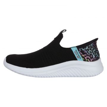 Pantofi sport SKECHERS pentru copii ULTRA FLEX 3.0 - COLORY WILD - SLIP-INS - 303801LBKMT