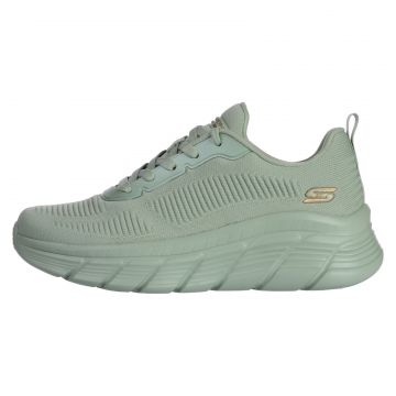 Pantofi sport SKECHERS pentru femei BOBS B FLEX HI - FLYING HI - 117385SAGE