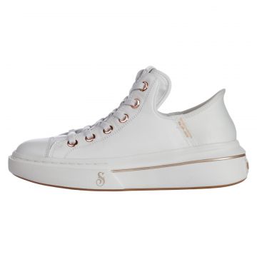 Pantofi sport SKECHERS pentru femei SNOOP ONE-OG LEATHER - SLIP-INS - 186001WHT