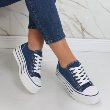 Sneakers dama bluemarin din textil Elsie