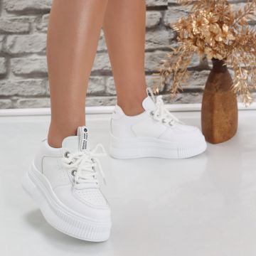 Sneakers dama cu platforma Albi din Piele Ecologica Laron