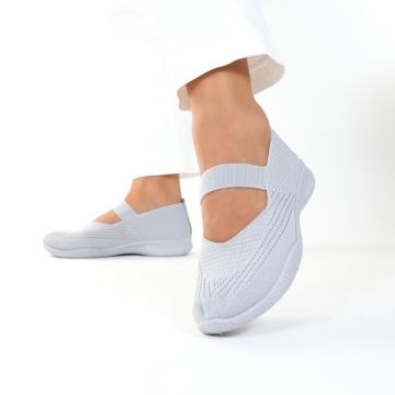Espadrile gri cu bareta Danek Espadrile gri cu bareta Danek