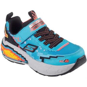 Pantofi sport copii Skechers Mega-craft 4k 402160L-TQBK Pantofi sport copii Skechers Mega-craft 4k 402160L-TQBK