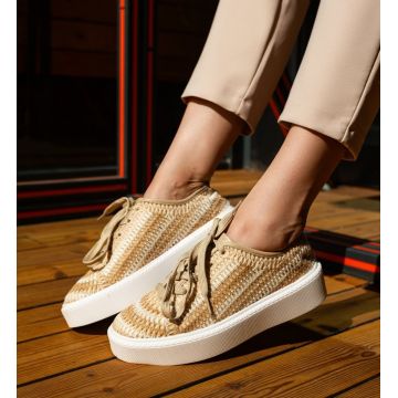 Sneakers dama Reinbou Bej Sneakers dama Reinbou Bej