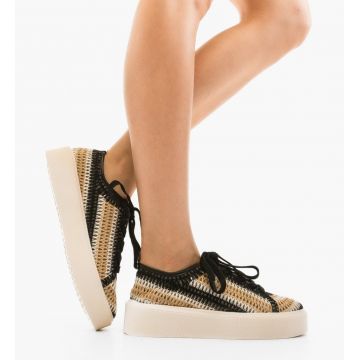 Sneakers dama Reinbou Negri Sneakers dama Reinbou Negri