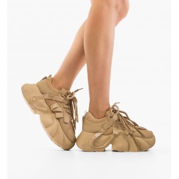 Sneakers dama Thild Khaki Sneakers dama Thild Khaki