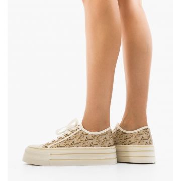 Sneakers dama Vidia Bej Sneakers dama Vidia Bej
