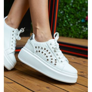 Sneakers dama Ania Argintii Sneakers dama Ania Argintii