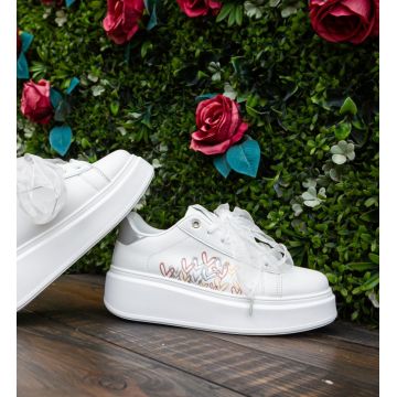 Sneakers dama Ilius Argintii Sneakers dama Ilius Argintii
