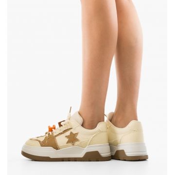 Sneakers dama Rilas Bej Sneakers dama Rilas Bej