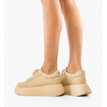 Sneakers dama Silona Bej Sneakers dama Silona Bej