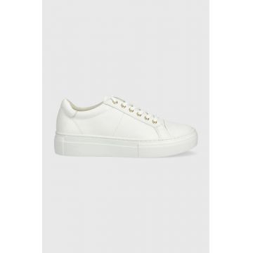 Vagabond Shoemakers sneakers din piele ZOE PLATFORM culoarea alb, 5327.501.01