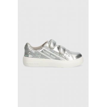 Michael Kors sneakers pentru copii culoarea argintiu