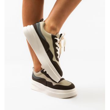 Sneakers dama Oradela Khaki