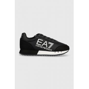 EA7 Emporio Armani sneakers pentru copii culoarea negru
